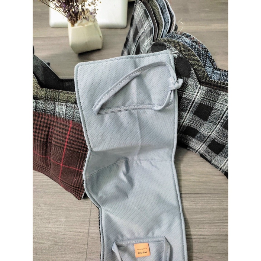 Khẩu Trang Vải Che Tai 5 Lớp Chống Nắng, Kháng Bụi Chất Liệu Vải Dày Dặn - Shop3nunisex