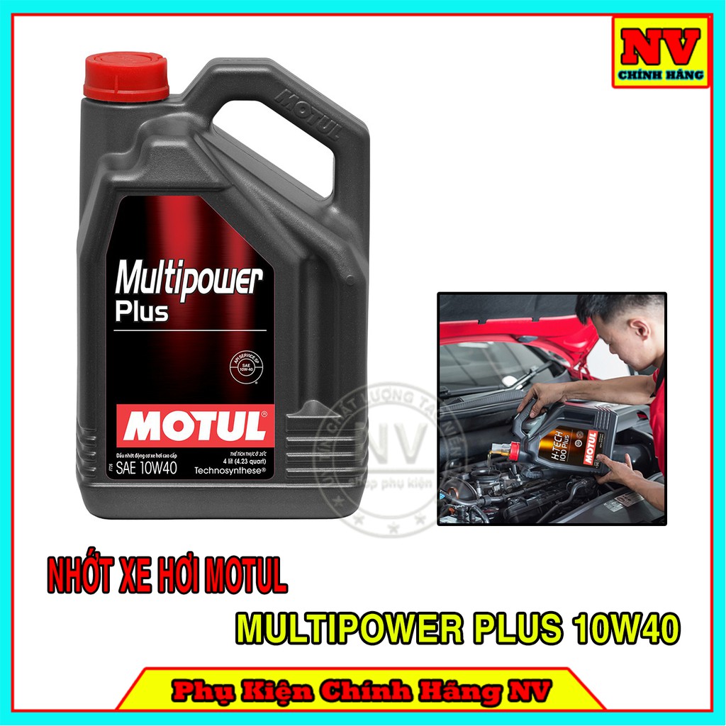 Nhớt Xe Hơi Bán Tổng Hợp Motul Multipower Plus 10w40