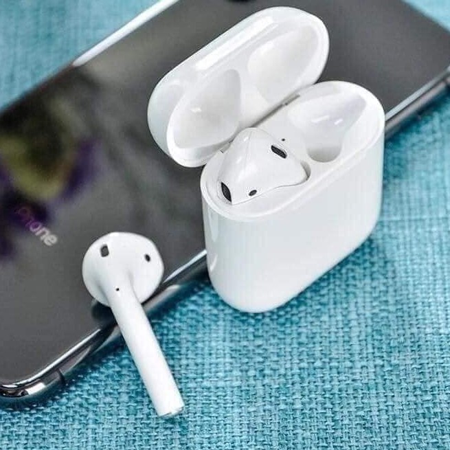 Tai Nghe Bluetooth Không Dây Airpods 2 đổi tên định vị sạc không dây Pin trâu 4 tiếng