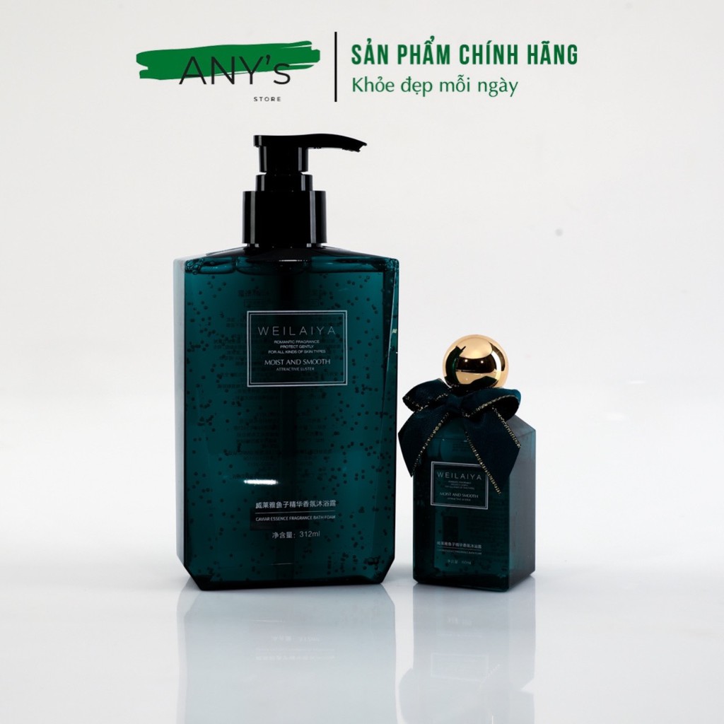 Sữa Tắm Trứng Cá Trắng Da Mềm Mịn Thơm Lâu Cải Thiện Tình Trạng Mụn Lưng 312Ml