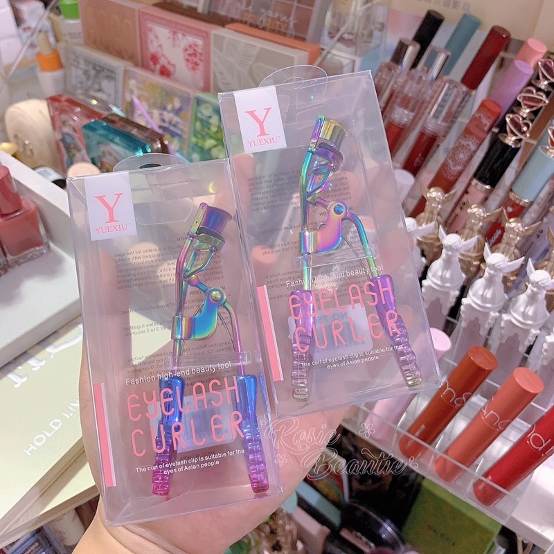 {HOẢ TỐC} KẸP BẤM MI CONG LÂU 7 MÀU YUEXIU HỘP KIẾNG CÁN BÔNG HOA | BigBuy360 - bigbuy360.vn