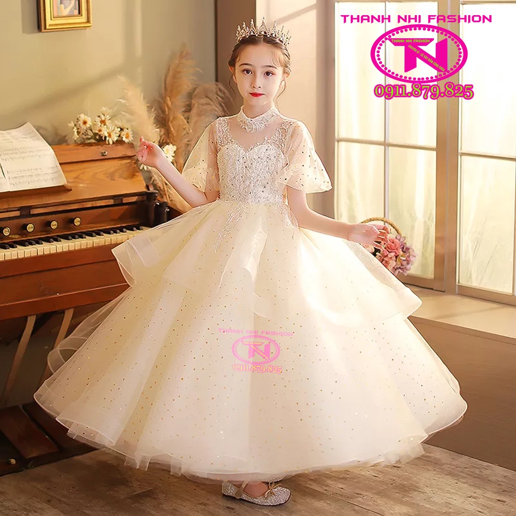 Váy Tiểu Thư Sang Chảnh - Sinh Nhật Party - Váy Bé Gái Công Chúa hàng thiết kế cao cấp  TN29422119