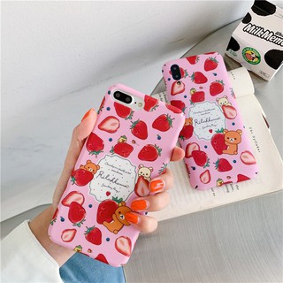 Ốp điện thoại, vỏ, case mềm hình trái dâu iPhone 11 Pro Max/ iPhone 11/ iPhone 11 Pro/ iPhone Xs Max/ iPhone XR/ iPho