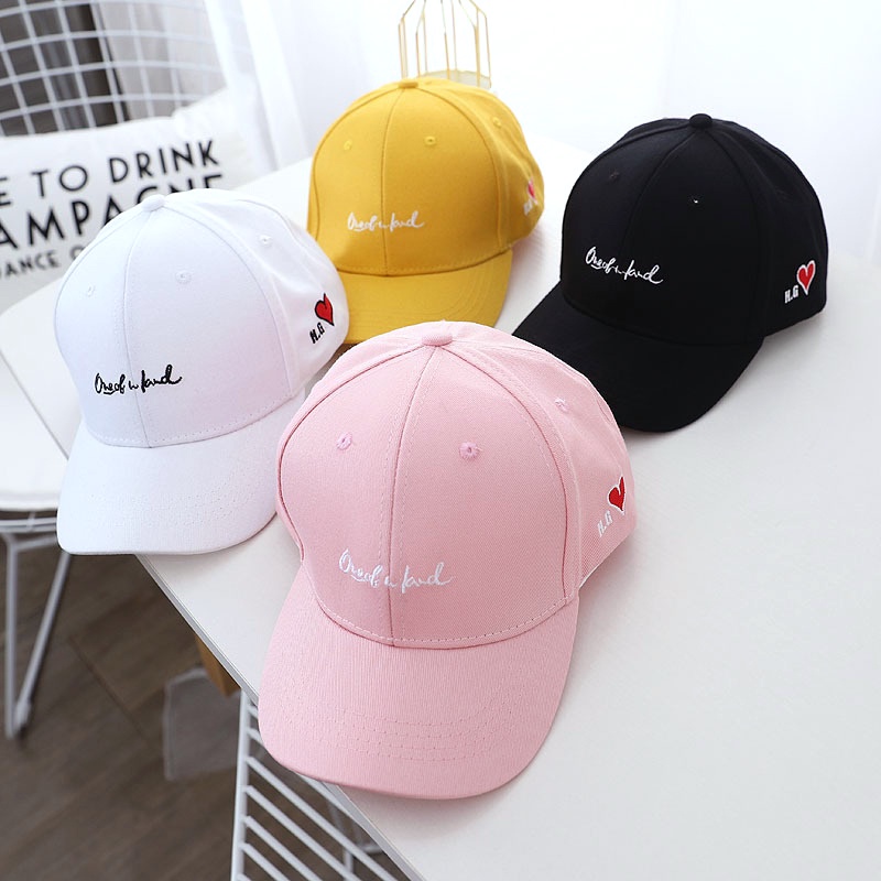 Mũ lưỡi trai Nam Nữ thêu chữ One HG chất kaki T02