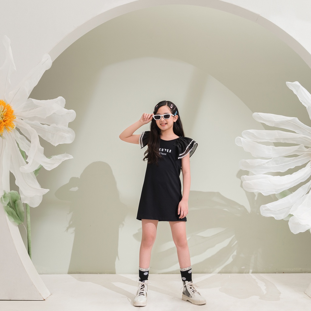 Đầm JOOKYLI bé gái màu đen 47G0943