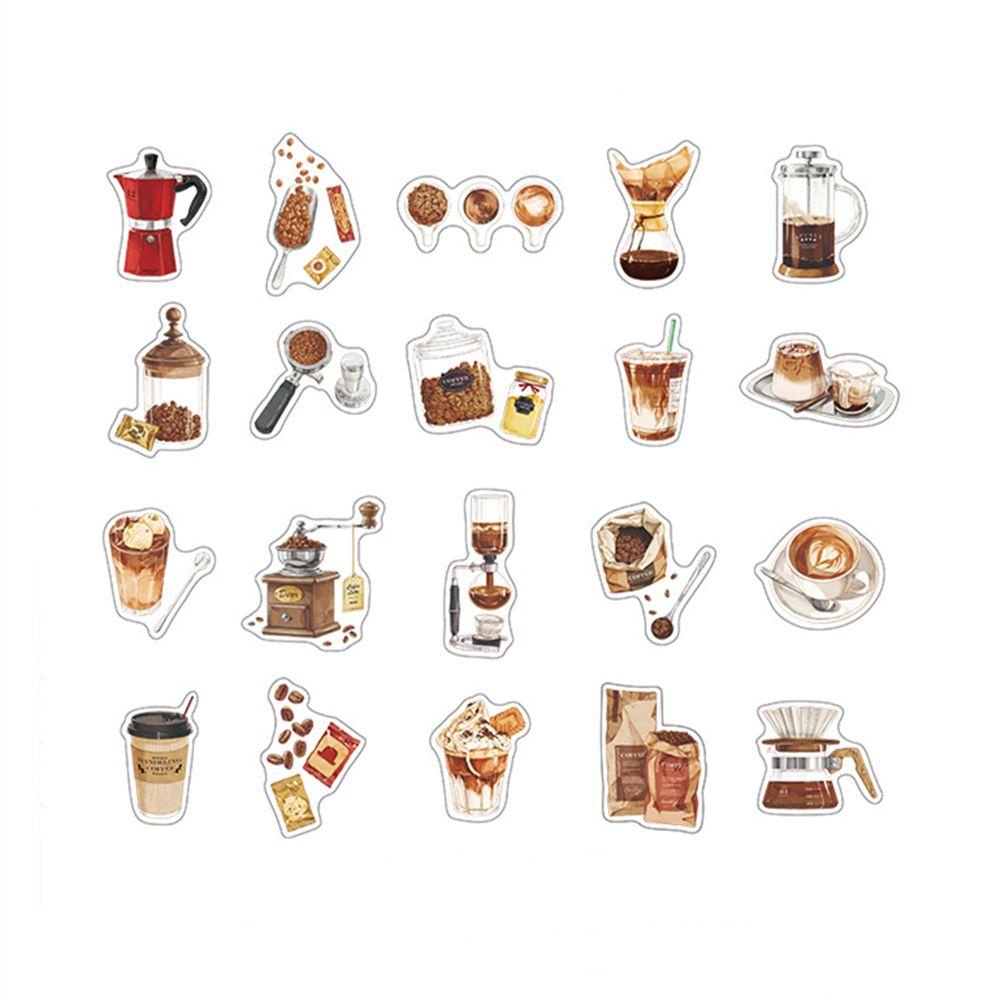 LAKAMIER Set 40 Sticker Dán Trang Trí Điện Thoại Phong Cách Vintage