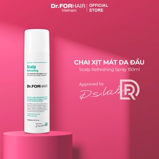 Chai xịt khoáng cho tóc, hạ nhiệt và khử mùi hôi da đầu Dr.FORHAIR Scalp Refreshing Spray 150ml