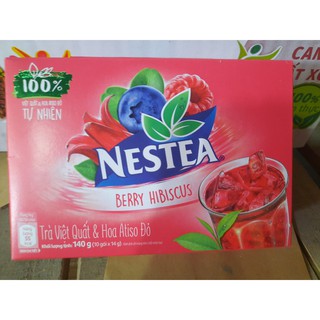 TrÀ Viet Quat  HIbiscus Nestea 24x(10x14g)-trà hoa giải khát berry hibiscus 140g