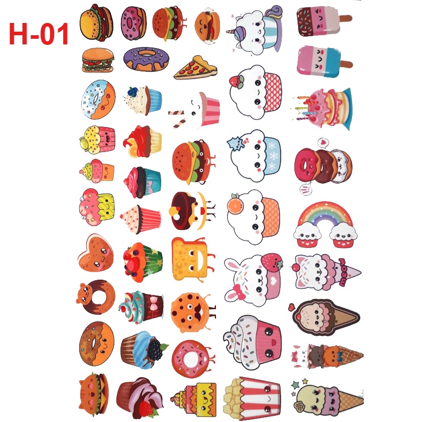 Sticker/ Hình dán ly trà sữa dễ thương trang trí điện thoại, laptop, sổ tay...( mẫu như shop chụp)