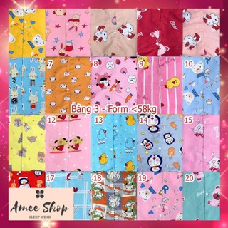 Đồ bộ pijama kate thái - ko viền form dưới 58kg - amee house