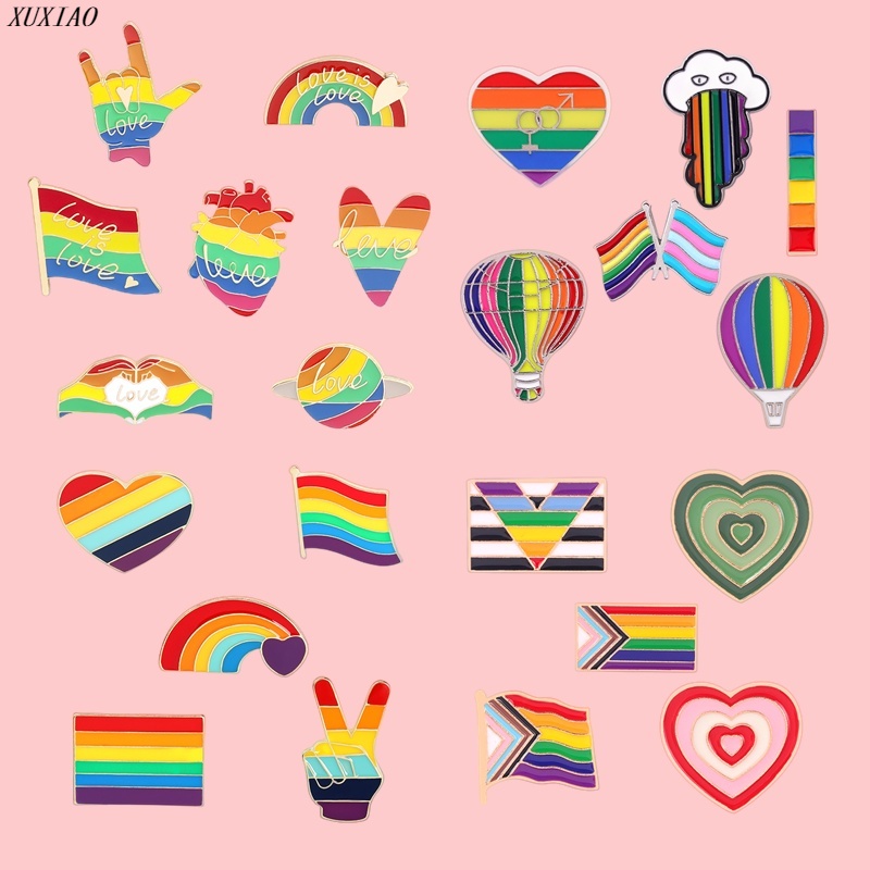 Ghim Cài Áo Hình Khinh Khí Cầu Tráng Men Nhiều Màu Sắc 23 Phong Cách Làm Quà Tặng Cho Bạn Bè