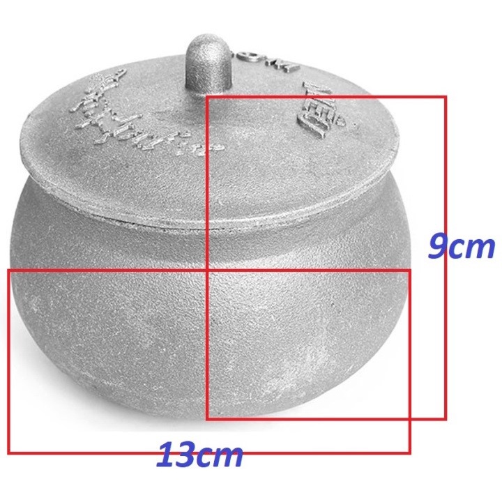 Nồi Cơm Niêu GANG bóng đẹp  dùng gia đình, quán ăn, nhà hàng. Tạo cơm cháy đều giòn rụm. SIZE 12cm, 14cm