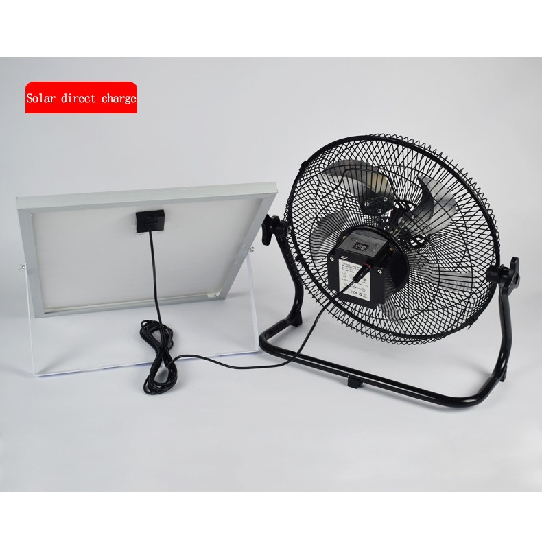 Quạt ngồi tích điện năng lượng mặt trời 20W [ Bảo hành 12 tháng ] sạc được điện thoại | BigBuy360 - bigbuy360.vn