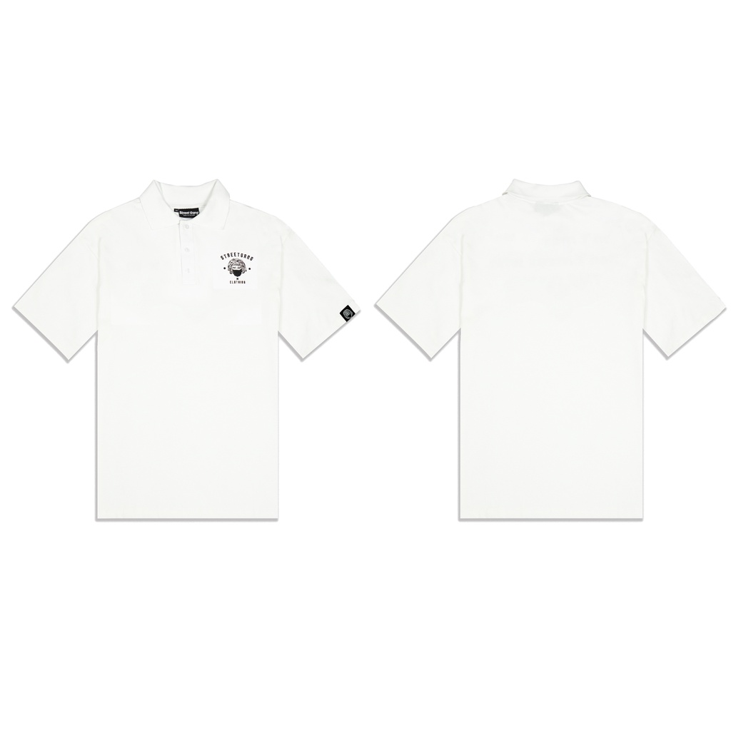 Áo Polo basic - Trắng - Street Gang