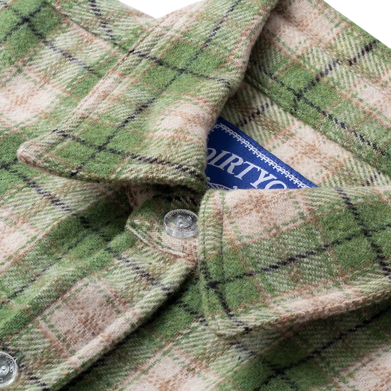 Áo Dico Love Flannel Jacket - Green