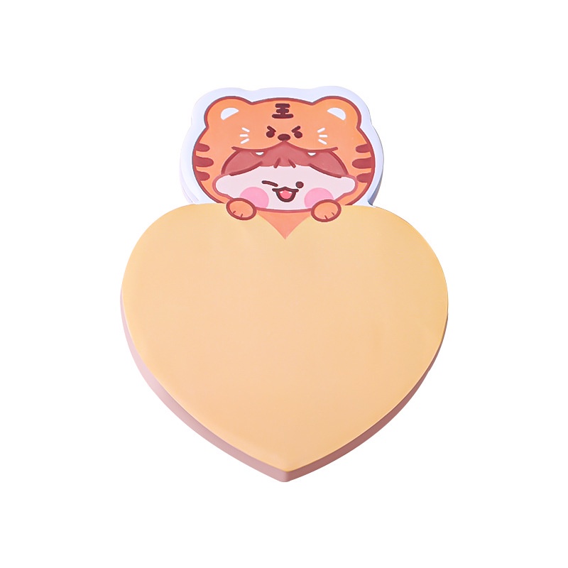 Giấy nhớ note trái tim nhân vật hoạt hình cute dễ thương xinh xắn gồm 30 tờ