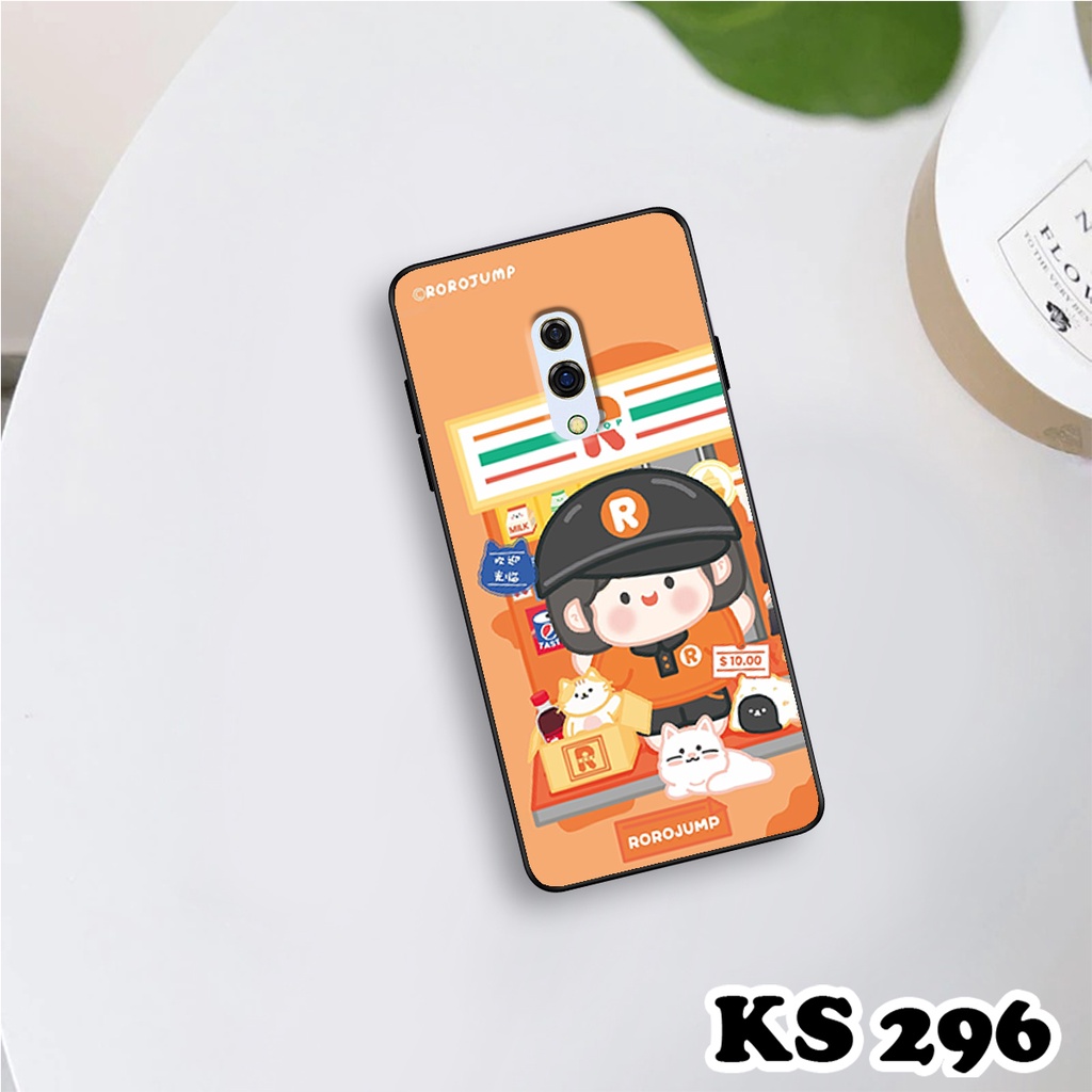 Ốp lưng Oppo K3 - Ốp Oppo in hình Ngân hà &amp; Roro Jumb - Lưng nhám viền TPU