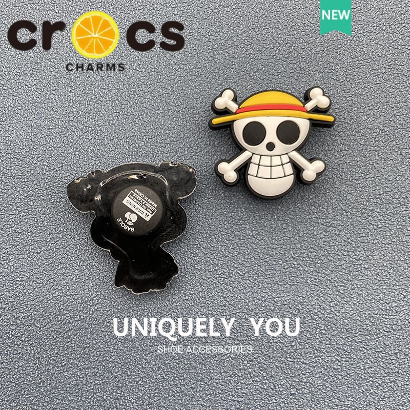 Crocs Phụ Kiện Hạt Charm Hình Nhân Vật Hoạt Hình One Piece Cho Giày crocs
