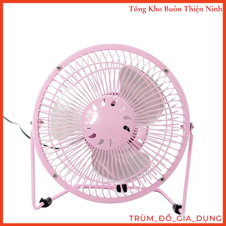 Quạt Lồng Sắt Mini USB FAN SANHAI A816 XOAY 360 Độ Loại Lớn 6 INCH