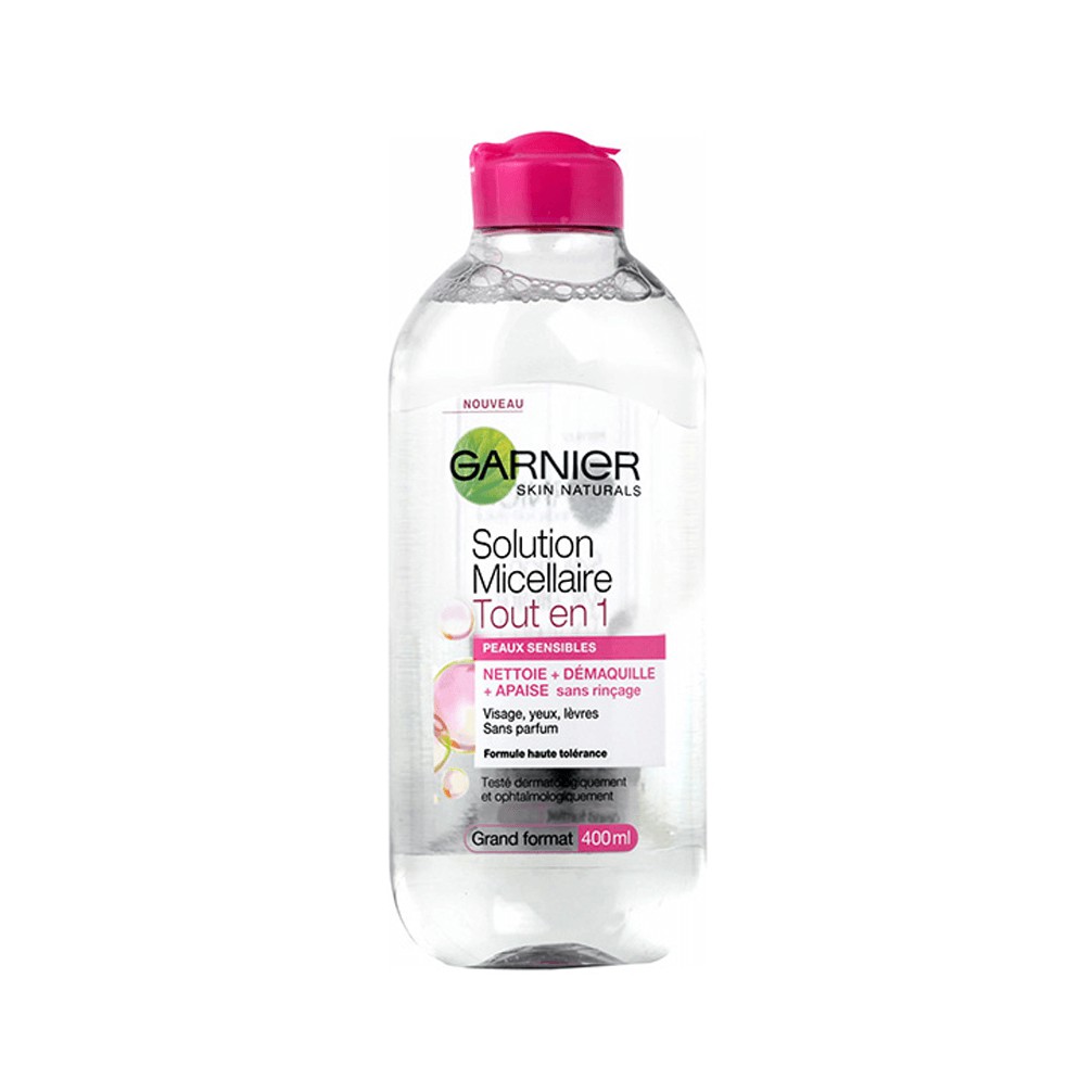 NƯỚC TẨY TRANG MÀU HỒNG CHO DA NHẠY CẢM – GARNIER – MICELLAR CLEANSING WATER (400ML)