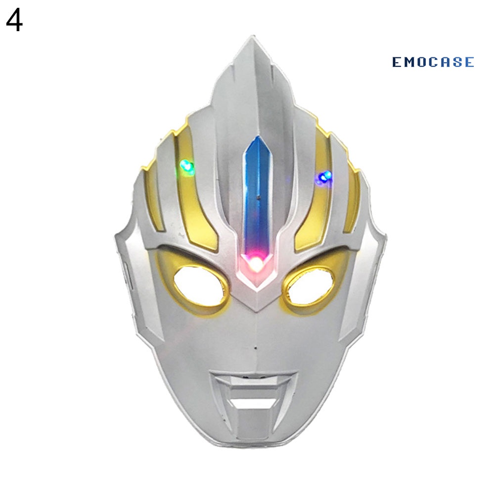 Mặt Nạ Hóa Trang Ultraman Có Đèn LED Độc Đáo Cho Bé