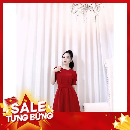 ĐẦM DỰ TIỆC k163 , K166 - SAM STORE (Hàng may thiết kế ,ảnh thật shop tự chụp)