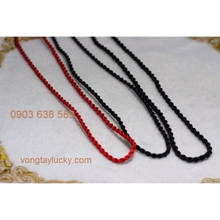 DÂY CHỈ ĐỎ ĐEN ĐEO VÒNG CỔ NAM NỮ