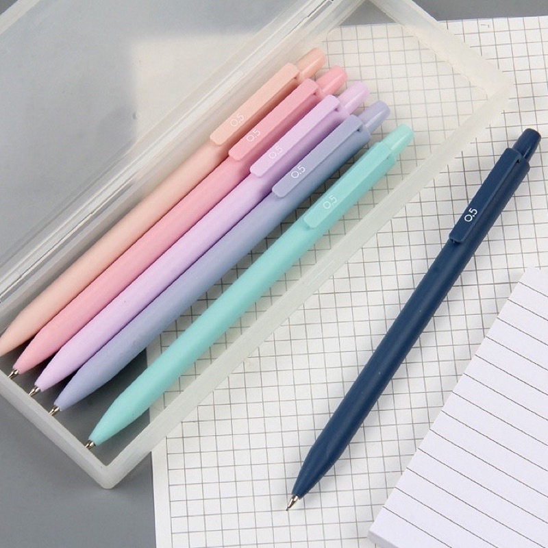 Combo bút chì kim  TM01688 Màu pastel 0.5 Bút chì bấm văn phòng phẩm - Tiệm Ốc Sột-BU010
