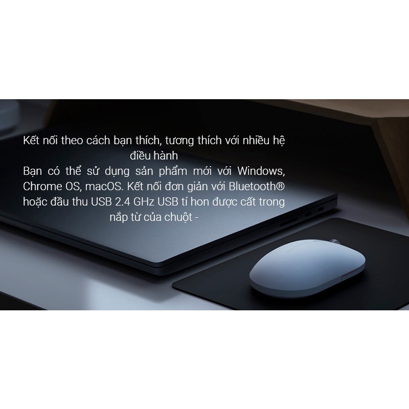 Chuột Máy Tính Xiaomi Gen 2 Chắc Chắn Siêu Bền, Độ Nhạy Đạt Chuẩn - Chuột Không Dây Xiaomi Gen 2 Nút Bấm Êm
