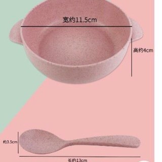 BÁT ĂN DẶM lúa mạch kèm thìa (có hộp)