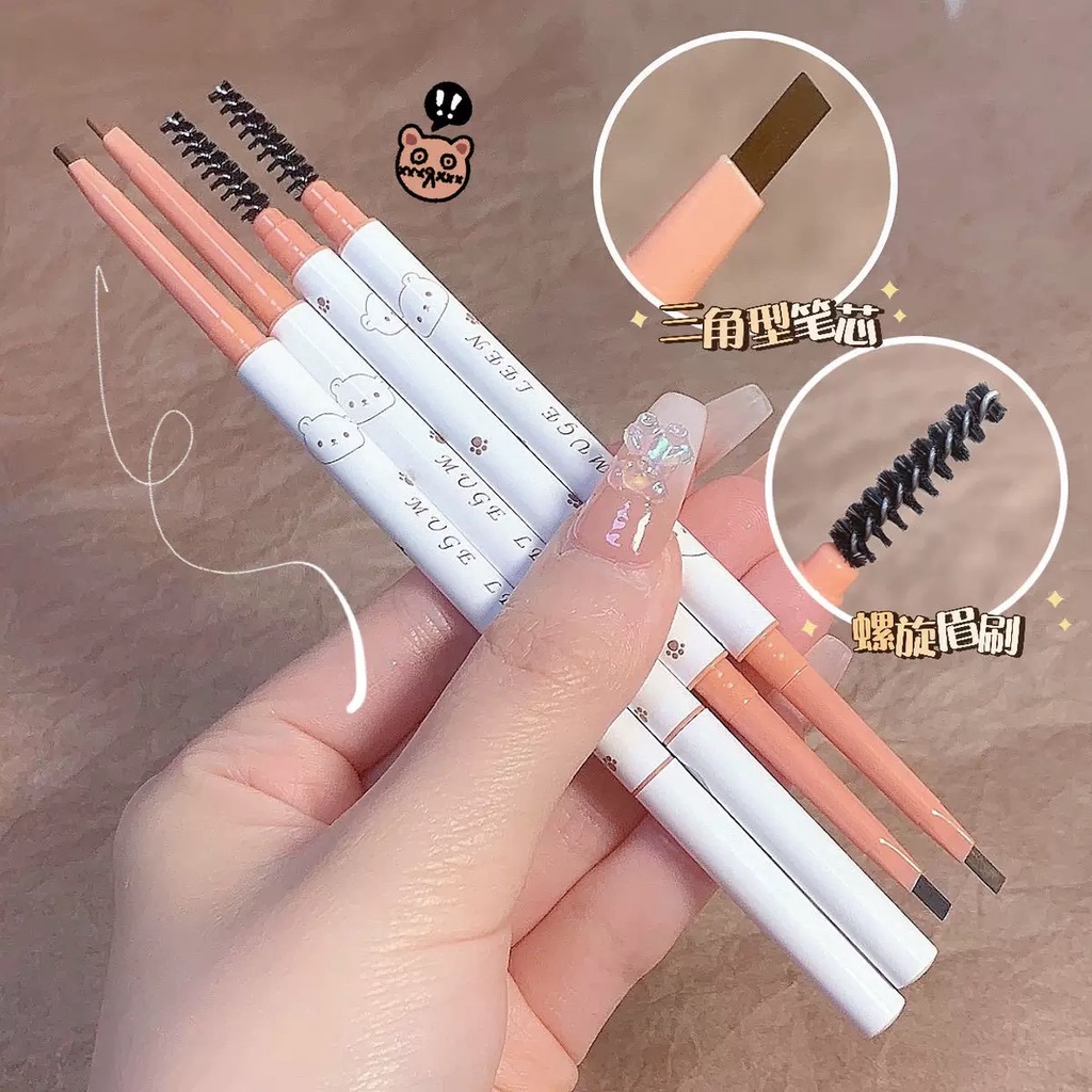 Chì Kẻ mày 7 màu không thấm nước màu nâu nhạt tự nhiên không vón cục