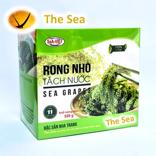 Rong nho tách nước Sea Việt (Nở gấp 10 lần kích thước ban đầu) Hộp 220g 11 gói