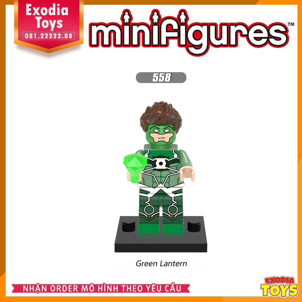 Xếp hình minifigure nhân vật siêu anh hùng vũ trụ DC Comics - Đồ Chơi Lắp Ghép Sáng Tạo - X0153