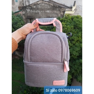 Balo bỉm sữa 2 tầng Vcool hàng đẹp