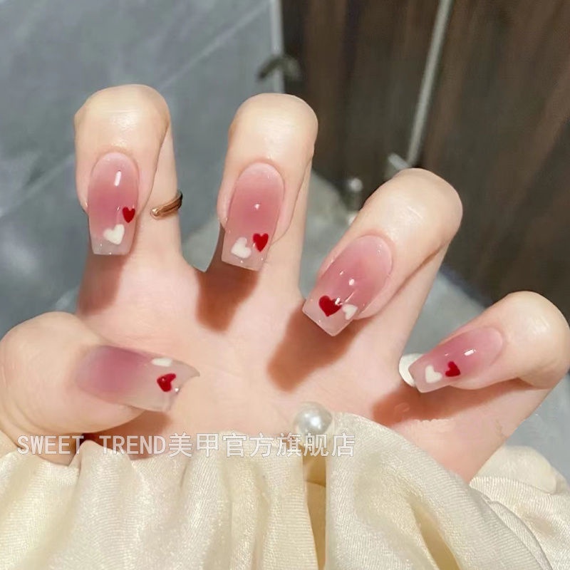 Miếng dán trang trí móng tay STZPRONAIL hình trái tim ngọt ngào
