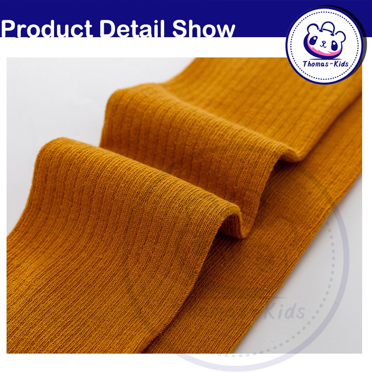 [THOAMS KIDS] Vớ Dài Qua Gối Màu Trơn Dễ Thương 35CM 42CM Cho Bé Gái