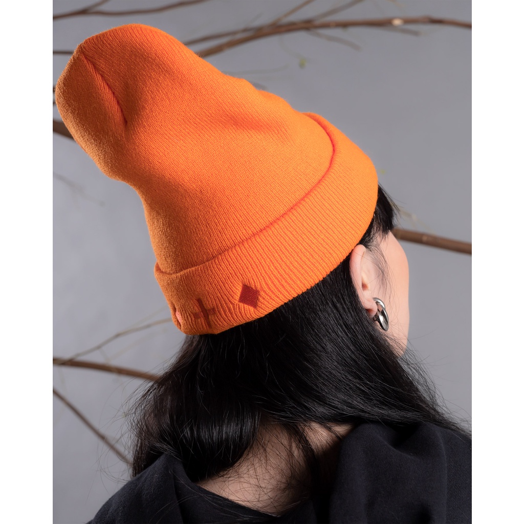 Mũ len Lesavril de Vetements Brilliante Orange