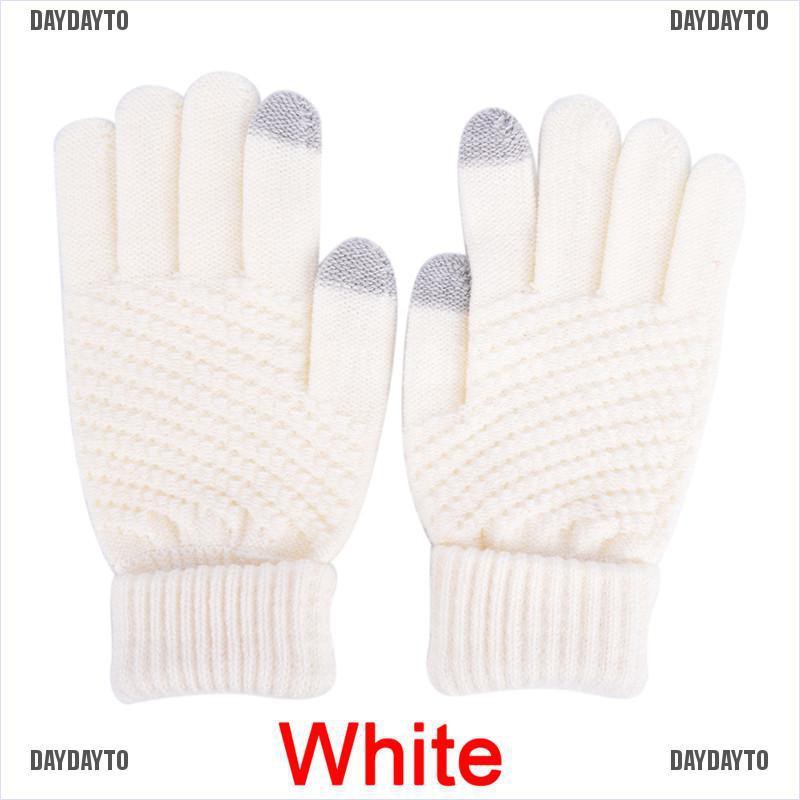 Găng Tay Len Giữ Ấm Mùa Đông Có Thể Sử Dụng Màn Hình Cảm Ứng Dành Cho Nam Và Nữ