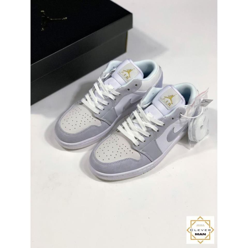 (FULLBOX) Giày thể thao AIR JORDAN 1 low Paris cổ thấp xám xanh cực đẹp CỰC ĐẸP