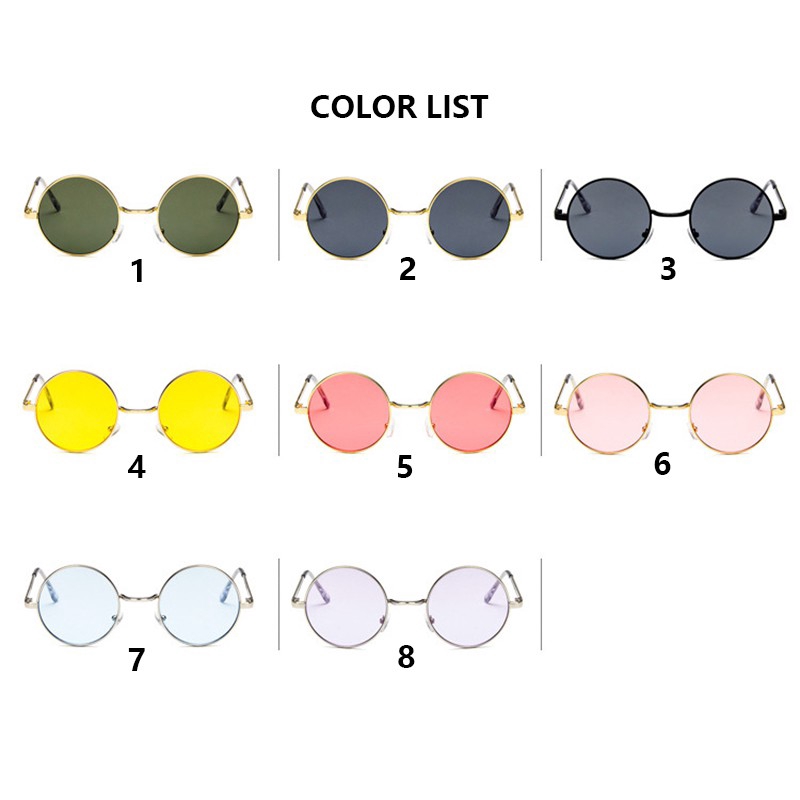 Kính Mát Gọng Tròn Thời Trang Cho Nam Và Nữ