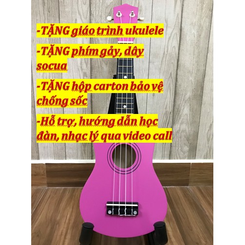 UKULELE SOPRANO MÀU - HÀNG CÓ SẴN