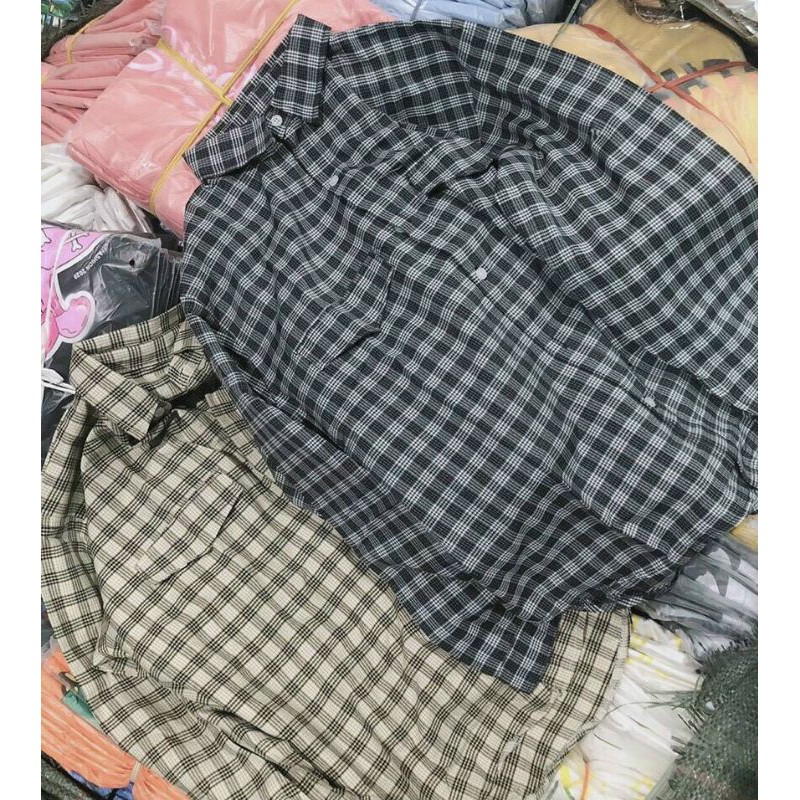 [Mã FAST10KT4 giảm 10K đơn bất kỳ] ÁO SƠ MI KẺ CARO ULZZANG / ÁO SƠ MI FORM RỘNG OVERSIZE HOT | BigBuy360 - bigbuy360.vn