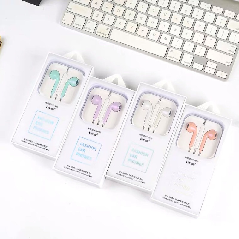 Tai nghe Kiki jack 3.5mm,nhiều màu,có mic đàm thoại