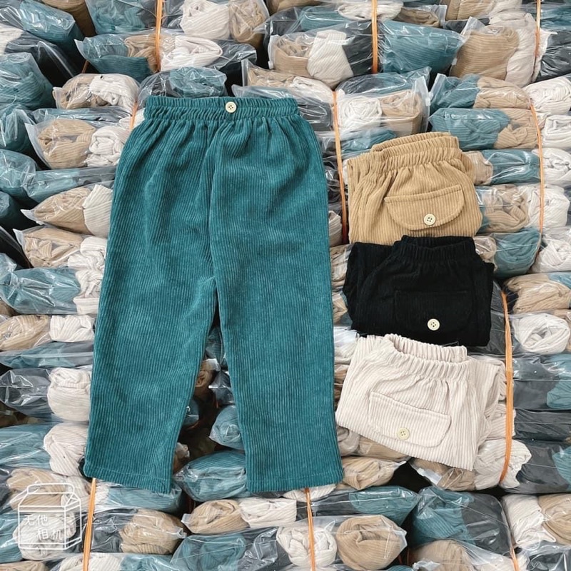 SET 4 QUẦN NHUNG TĂM BÉ TRAI