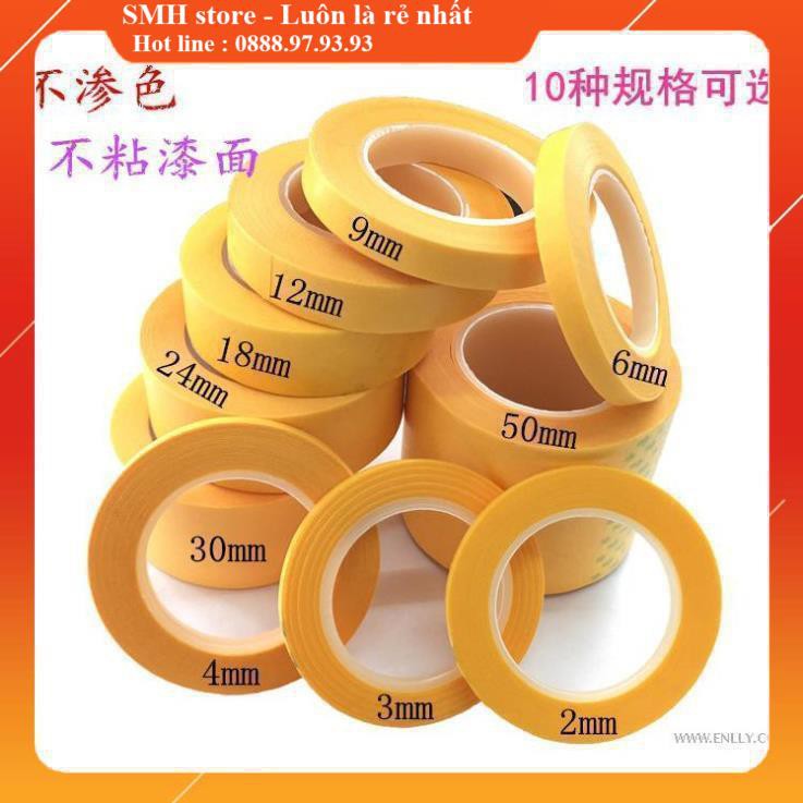 Băng dính che sơn Masking tape - Ustar cao cấp