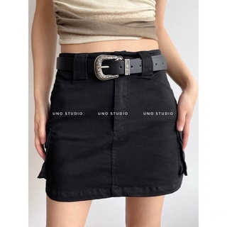 Belt vintage retro, dây nịt, thắt lưng da bản mini