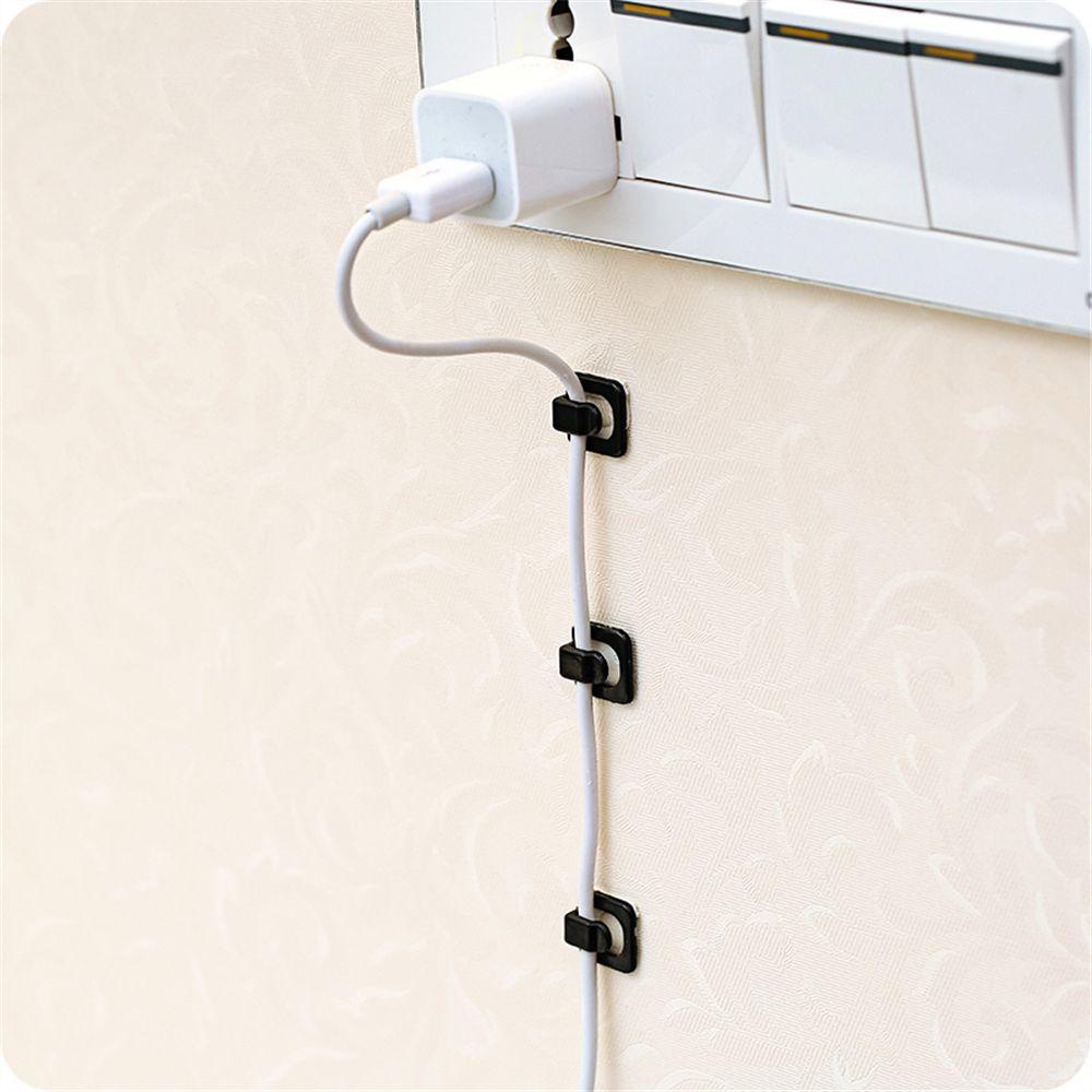 BEBETTERM Bộ 18 Giá Đỡ Cố Định Dây Điện Gắn Tường