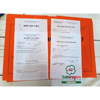 Sỉ - 50 bộ hồ sơ xin việc đủ giấy tờ