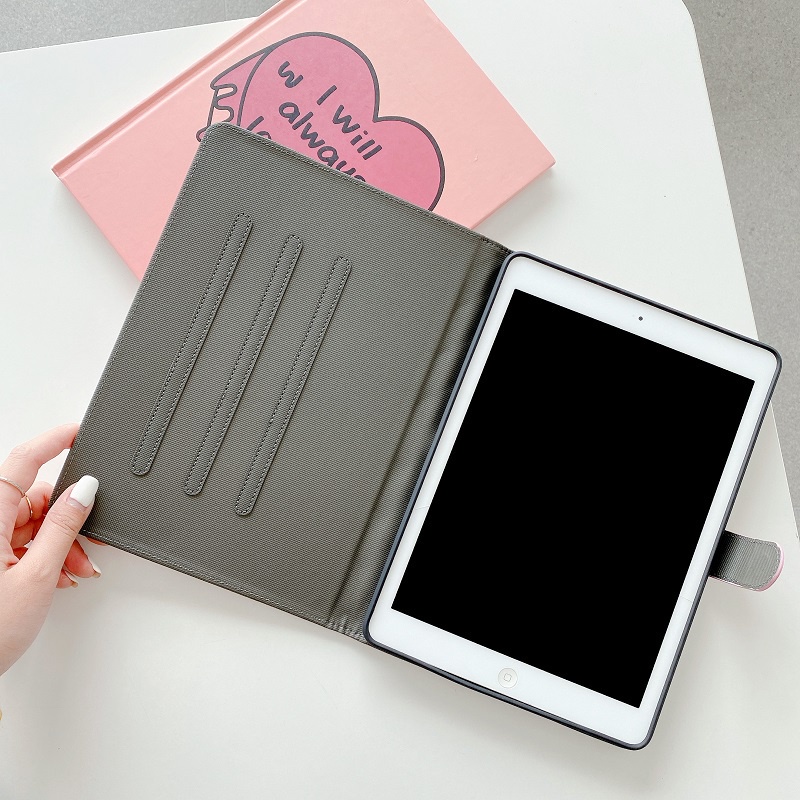 Ốp Máy Tính Bảng Da Gấp Gọn Có Khóa Giá Đỡ Cho iPad Air 5 4 3 2 1 Pro 11 10.5 9.7 Mini 6 5 10.2 9th 8th 7th