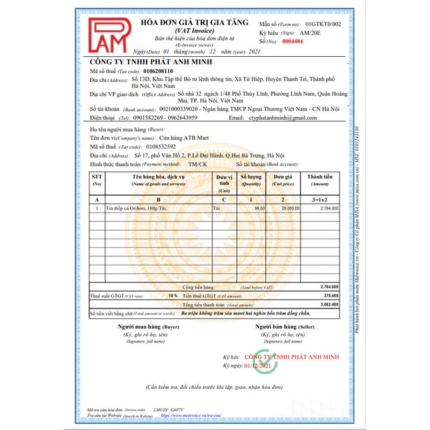 Trà Diếp Cá Orihiro Dokudami Tea 60 Túi Lọc Nhật Bản 180gr